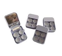 YZWHKJ Contact Lens Cases,Contact Lenses Holder Box 4pcs Contact Lens Case with Mirror Portable Contact Lens Holder Case Contact Applicator Solution Bottle Lens Holder(Blue)