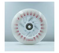 YZWHKJ Skateboard Wheels 2 Pcs/lot 90A Roller Skates Wheel 90 100 110 Skating Wheels Inline Speed Shoes(Purple 100mm)