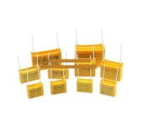 YZWRWRMKTB 135pcs Polypropylene Film X2 Capacitor Assorted Kit 275VAC 14Values 102K-105K 1NF-1UF Sample Set
