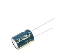 YZWRWRMKTB 20pcs/lot 10v 1500UF Low/Impedance high frequency aluminum electrolytic capacitor size 10X13mm 1500UF 20%
