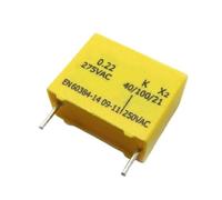 YZWRWRMKTB 5pcs/lot capacitor MPX40/100/21 CLASS-X2 0.22 K275V 0.22UF 224K