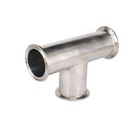YZWRWRMKTB Tube O/D 51mm Tri Clamp 2" Ferrule O/D 64mm 304 Stainless Steel Tee Connector Pipe Fitting YZWRWRMKTB
