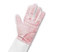 YZWZZXC Anti Skid Fencing Glove, Padded Fencing Gloves, Fits the Arm, Strong Grip, for Foil, Epee and Saber, Left Hand(M)