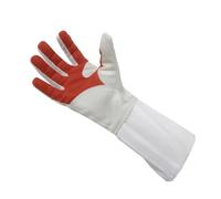 YZWZZXC Padded Fencing Gloves, Unisex Fencing Equipment, Anti-slip, Soft and Comfortable, for Foil, Epee, Sabre, Right Handed(6.5)