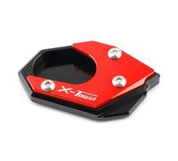 YZXOOP Foot Side Stand Enlarger Motorcycle Kickstand Pad For KYMCO X-TOWN125i X-TOWN300i XTOWN 125 300 300i 125i Side Stand Plate Support Extension Pad Kickstand Extender Plate(Red)