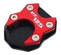 YZXOOP Foot Side Stand Enlarger Motorcycle Side Stand Pad For HO&NDA CT125 CT 125 2020 2021 Kickstand Extension Plate Support Foot Side Stand Pad Kickstand Extender Plate(Red)