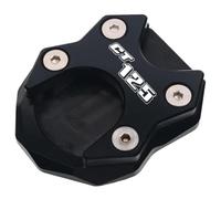 YZXOOP Foot Side Stand Enlarger Motorcycle Side Stand Pad For HO&NDA CT125 CT 125 2020 2021 Kickstand Extension Plate Support Foot Side Stand Pad Kickstand Extender Plate(Black)