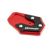 YZXOOP Foot Side Stand Enlarger Motorcycle Side Stand Plate For BMW R1250RT R 1250RT R1250 RT 2018-2024 Kickstand Foot Side Stand Extension Support Plate Pad Kickstand Extender Plate(Red)