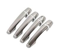 YZXOOP Outer Door Handle Covers Car Door Handle Cover Trim for Mitsubishi L200 for Triton for Pickup 2006-2014 Decoration Covers Protection Shell Silver Auto Exterior Side Handles