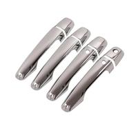 YZXOOP Outer Door Handle Covers Car Door Handle Cover Trim for Mitsubishi L200 for Triton for Pickup 2006-2014 Decoration Covers Protection Shell Silver Auto Exterior Side Handles