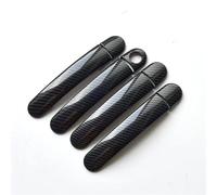 YZXOOP Outer Door Handle Covers Car Exterior Door Handle Cover for SEAT for Ibiza 6J Mk4 6L Mk3 FR for Cupra 2003-2016 Decoration Covers Trim Chrome Silver Auto Exterior Side Handles