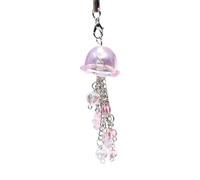 YZYDF Fashionable Jellyfish Phone Charm Stylish Phone Lanyard Stylish Keychain Charm Accessory for Phones Key and Earphones