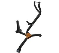 YZYDF Folding Tenor Saxophone Stand, Adjustable Saxophone Stand, Metal Triangle Base, Saxophone Stand