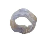 YZYDF Opening Ring Leopard Print Ring Woman Finger Ring Acrylic Material Finger Jewelry Suitable for Any Occasion