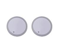 YZYLYW 2 Pcs LED Car Cup Holder Lights for BMW 2 Series Coupe 2-door 2018-2023, USB Charging Car Coasters 7 Colors Luminescent Light Cup Pad Interiors Accessories