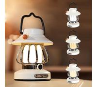 YZYOE LED Rechargeable Retro Horse Lamp, Outdoor Cute Camping Light, Portable Mini Snail Horses Lamps, New Small Horse Lamp with 3-Mode Dimmable Light Intensity and Memory Function.