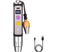 YZYOE LED Three Switches Three Lights Sources Jade Identification Flashlight, New Multifunctional Gemstone Mineral Detection Lamp, White Light, Yellow Light, and 365nm Ultraviolet Query Mini Lights.