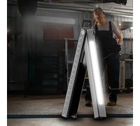 YZYOE Rechargeable LED Ruler Pen Light, Outdoor Portable Multifunctional Work Lamp, 6 Mode White, 3500K Warm and Red, Equipped with Magnetic Attraction and Battery Level Display.