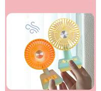 YZYOE Rechargeable Small Fan with LED Colorful Lights, Mini Toy Fan, Summer Gift for Children, Car, Room Decoration Small Fan,Portable and Cute Small Toy Fan.