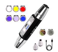 YZYOE Six LEDs Rechargeable Gemstone Flashlight Jade Appraisal Light, Super Bright Jewelry Diamond Detector Lamp.