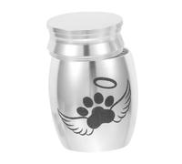 YZYSHA Keepsake Metal Cremation Urn Featuring Tight Seal Compact Portable for Pet Ashes Storage and Memorial