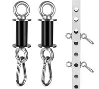 YZZHAJ Power Rack Attachments with Quick Connect Buckles, O-Ring Attachment for Squat Rack, Band Pegs Resistance Band Hooks Fits 2" x 2" Power Rack with 1" Hole