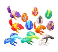 YZZT 6pcs Dinosaur Toys Egg to Dinosaur Transforming Toys Kids Dinosau Egg Toy for Boys Age 3 4 5 6 Hidden Hatchers Figures Educational Games Easter Egg