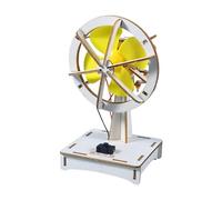 YZZT Scientific DIY Small Fan - Physics Classroom Teaching Aid, Inspiring Scientific Thinking - DIY Electric Fan Model - Hands-on Assembly Small Fan - Scientific Experiment Production Kit