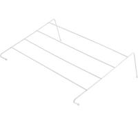 Z&A 4 Tier Radiator Airer - Sturdy Metal Indoor Laundry Clothes Socks Dryer - Heavy Duty Over The Radiator White Drying Rack - Lightweight Space Saving Four Bars Towel Rail - 45 x 26 x 34 cm (1)