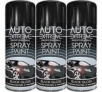 Z&A - Black Gloss Spray Paint 400ml - Glossy Finish Quick Drying Automotive Cans - Long Lasting Smooth Application - All Purpose Aerosol Indoor & Outdoor Spray Paints - For Metal, Wood & Plastic (3)