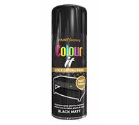 Z&A Black Matt Spray Paint 400ml - Professional Quality With Matt Finish - Fast Drying and Excellent Coverage - Ideal for Interior & Exterior - All Purpose Aerosol Can - For Metal, Wood & Plastic (2)