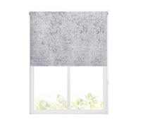 Z&A Crushed Velvet Blackout Roller Blinds | Thermal Blind For Home, Bedroom, Window & Office | Child Safety Soft Touch Fabric | Trimmable Easy Fit | DROP 160cm (63'') Silver (WIDTH 180cm (70.86"))