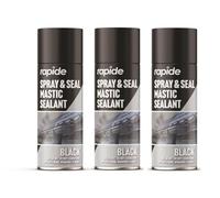 Z&A Spray And Seal Mastic Black Sealant 400ml - Waterproof Instant Leak Fix - Suitable For Wet Or Dry Surfaces - For Roof Window Gutter Pipes - Durable And Long Lasting - Interior & Exterior Use (3)