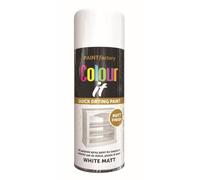 Z&A - White Matt Spray Paint 400ml - All Purpose Smooth Matt Finishing Cans - Fast Drying Formula - Suitable For Interior & Exterior Use - Aerosol Decorative Paints - For Metal, Wood & Plastic (1)