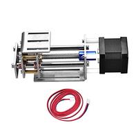 Z - Axes Slide 60mm Linear Motion Guide Rail, CNC Milling Slide Module, Stainless Steel Z Axis Linear Slide for Woodworking Engraving Machine with 60mm Stroke and Stepper