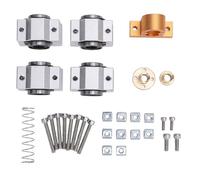 Z Axes Sliding Table Mount Kit, Aluminum Alloy Sliding Table Holder for 3018 Plus Engraving Machine, Z Axis Slide Kit with 10mm T8 Nut for Enhanced Engraving Accuracy