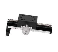 Z Axis Linear Stage Manual Platform, Aluminum Alloy Sliding Table ZLWG100, 42mm x 25mm -, Smooth Dovetail Guide, Durable Anodized Surface