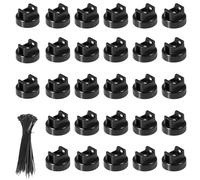 Z Bad 1 Magnetic Zip Tie, Z Bad 1 Zip Tie, Zbad1 Magnetic Cable Tie Holders for Cable Management, Reuseable Flexible Cable Holder with Nylon Zip Ties for Home Office Marine (28pcs)