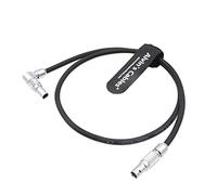 Z-CAM EVF Power-Cable Rotatable 2-Pin Male to Straight 2 Pin Cord for ARRI Alexa Camera|SmallHD 702 Bright|Teradek Bond|ZCAM-E2 Flagship E2-S6 E2-F6 E2-F8 Alvin's Cables