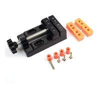 Z-COLOR Mini Flat Clamp Table Jaw Bench Clamp Mini Drill Press Vice Opening Parallel Table Vise DIY Sculpture Craft Carving Tool