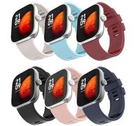 Z.DuDuZAZA Bands for Redmi Watch 4 Smartwatch Strap for Women Men, 6 Pack Soft Silicone Strap Replacement Wristbands Compatible with Xiaomi Redmi Watch 4 Bracelet Change (Pack-A)