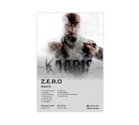 Z E R O Rapper Kaaris Album Cover Poster Canvas Poster Bedroom Decor Landscape Office Room Decor Gift 08x12inch(20x30cm)