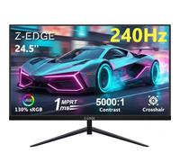 Z-Edge 24.5 Inch 240Hz Gaming Monitor 1ms MPRT 1080P Full HD, VA Panel, 350cd/m² Brightness, FreeSync, Crosshair, HDMI & DisplayPort, VESA Mountable, Black