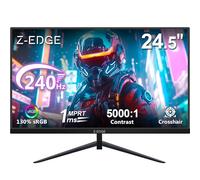Z-Edge 24.5 Inch 240Hz Gaming Monitor 1ms MPRT 1080P Full HD, VA Panel, 350cd/m² Brightness, FreeSync, HDMI & DisplayPort, Ultra-Thin Bezel, VESA Mountable, Black