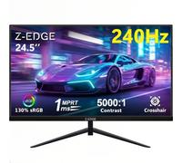 Z-Edge 24.5 Inch Gaming Monitor 240Hz 1ms VA 1080P 130% sRGB DP HDMI Black
