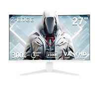 Z-Edge 27 Inch 300Hz Curved Gaming Monitor 1ms MPRT Full HD 1080P, 300cd/m² Brightness, 16:9 VA Panel, FreeSync, HDR10, DisplayPort (300Hz) & HDMI (240Hz), VESA Mountable, White