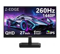 Z-Edge 27 Inch QHD Gaming Monitor 260Hz 240Hz 2K 2560x1440 Fast IPS, Black