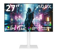 Z-Edge AGEX 27 Inch QHD Gaming Monitor 144Hz 1440P FastIPS Adjustable Stand