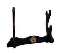 Z-fiber Sword Holder Japanese Velvet Padded Katana Stand Samurai Display Rack Support All Sword ragon Pattern 2 Tier