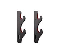 Z-fiber Sword Holder Katana Wall Mount 1 Pair Adjustable Hook Stand Samurai Sword Hanger Lightsaber Demon Slayer Weapon Stand Supports All Swords (2-Tier Pad)